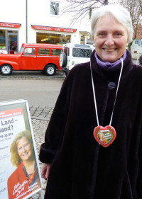 Auch Kresirätin Anni Steigenberger unterstützt Annette